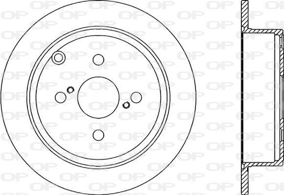 OPEN PARTS Тормозной диск BDA2169.10